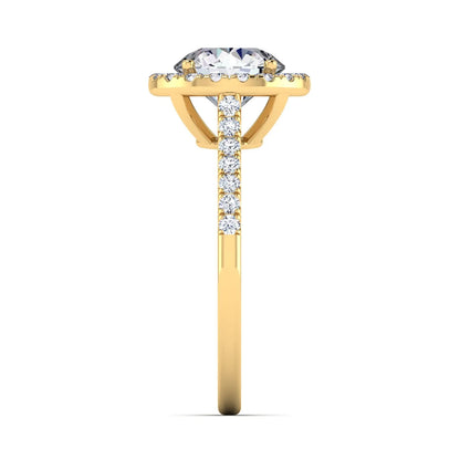 Celestial Halo Engagement Ring