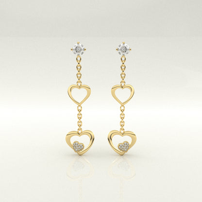 Moor Moissanite Diamond 925 Silver Earring