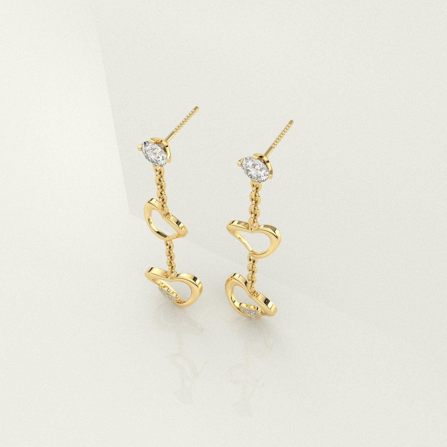 Moor Moissanite Diamond 925 Silver Earring