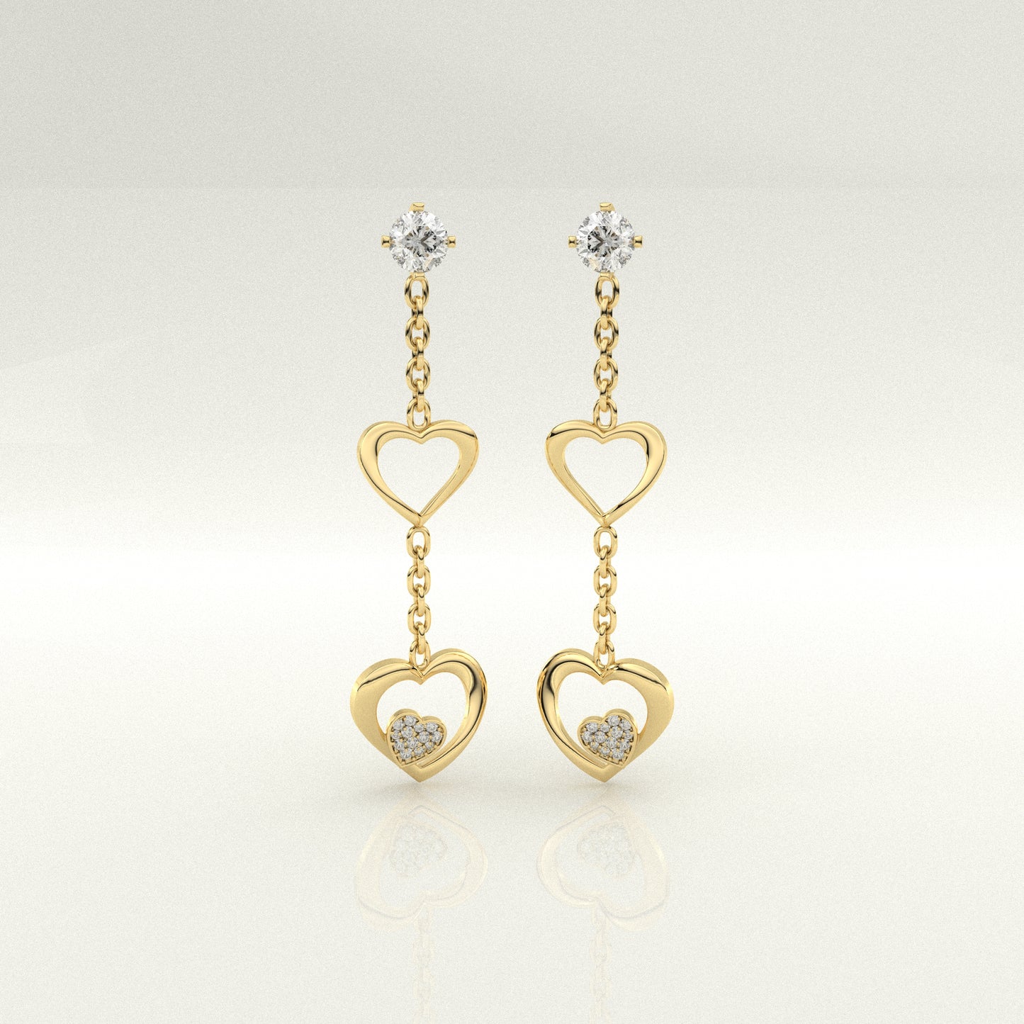 Moor Moissanite Diamond 925 Silver Earring